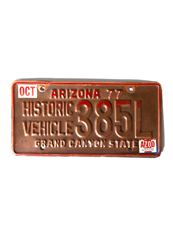 ARIZONA77 빈티지 번호판