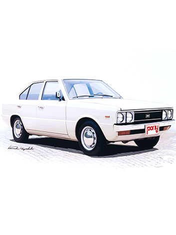 카 일러스트레이션 -  HYUNDAI PONY