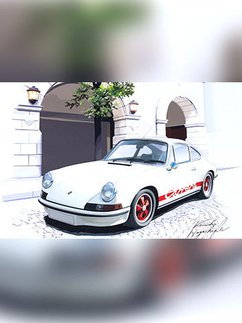 카 일러스트레이션 - 911 Carrera RS